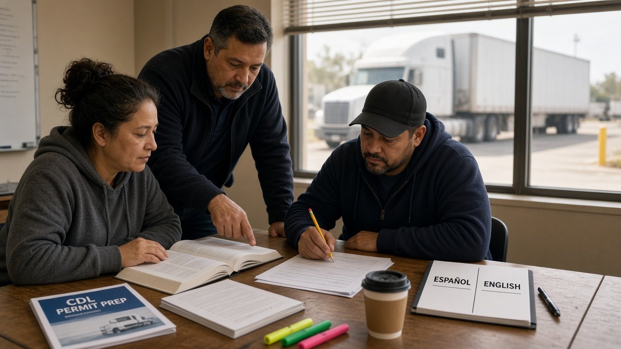 Workplace English study at 1st CDL Training Center of NOVA